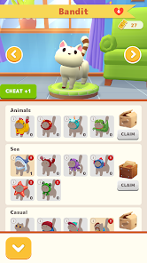 Screenshot 6 for Idle Pet Shelter Cat Rescue Mod APK Unlimited money Mod Menu 1.26.0