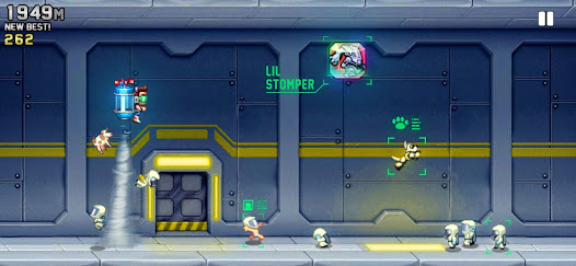 Screenshot 4 for Jetpack Joyride MOD APK (Unlimited Money Gems Coins) 1.92.1