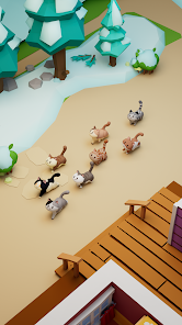 Screenshot 3 for Idle Pet Shelter Cat Rescue Mod APK Unlimited money Mod Menu 1.26.0