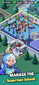 Screenshot 8 for Idle Superpower School Mod APK Mod Menu Unlimited money 2.2.2