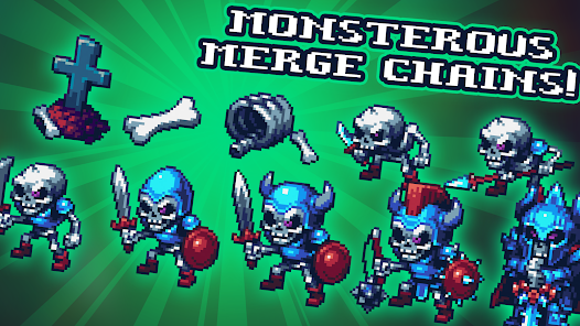 Screenshot 7 for NecroMerger Idle Merge Game Mod APK Unlimited money Mod Menu 1.73