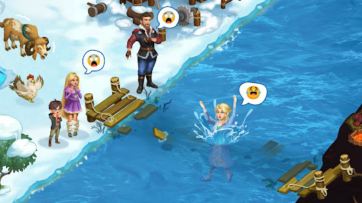 Screenshot 3 for Frozen Farm Island Adventure Mod APK Unlimited money Mod Menu 2.1.16