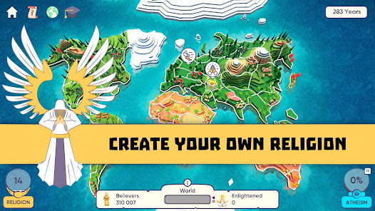 Screenshot 1 for Religion Inc God Simulator Mod APK Premium Plus Mod Menu 2.3.1