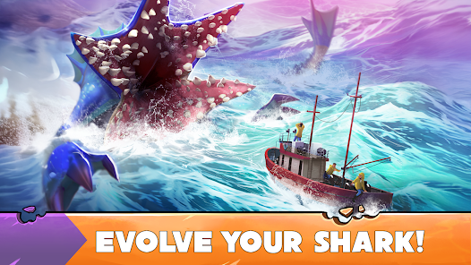 Screenshot 2 for Hungry Shark Evolution MOD APK (Unlimited Money Gems Coins) 11.1.1