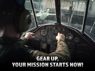 Screenshot 7 for Wings of Heroes Plane Games Mod APK Infinite Mod Menu 2.1.6