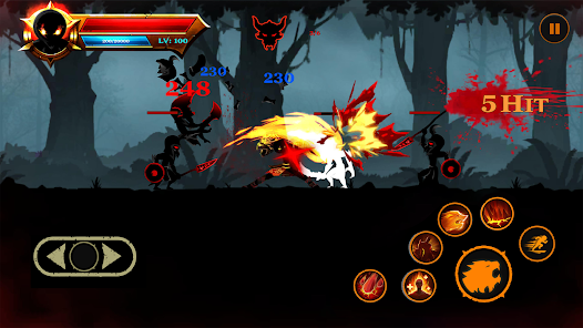 Screenshot 1 for Stickman Legends Sword Fight Mod APK Remove ads God Mod 2.9