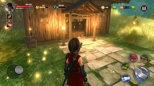 Screenshot 4 for Ryuko Legend of Shadow Hunter MOD APK (Immortality) 11.052.203