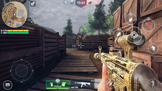 Screenshot 3 for World War 2 FPS Shooting Games Mod APK Remove ads Unlimited money 4.85