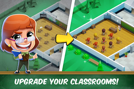 Screenshot 1 for Idle High School Tycoon Mod APK Unlimited Money 1.19.0