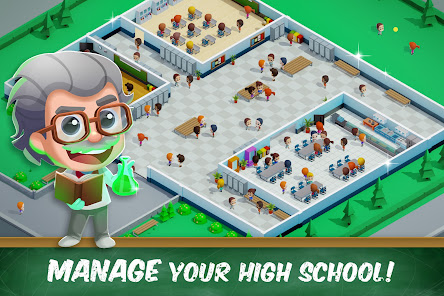 Screenshot 4 for Idle High School Tycoon Mod APK Unlimited Money 1.19.0