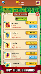 Screenshot 7 for Dragon Idle Mod APK Free purchase 1.106