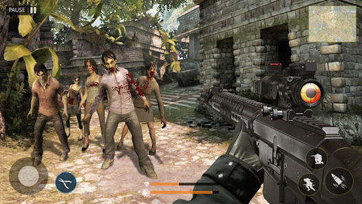Screenshot 5 for Zombie Survival Offline Game Mod APK God Mode Weak enemy 1.1.9
