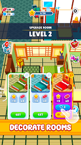 Screenshot 3 for My Perfect Hotel MOD APK (Unlimited Money Gems) 1.10.1