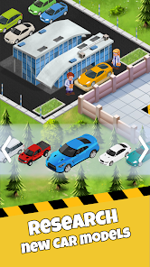 Screenshot 3 for Idle Car Factory Car Builder Mod APK Unlimited money 15.0.7