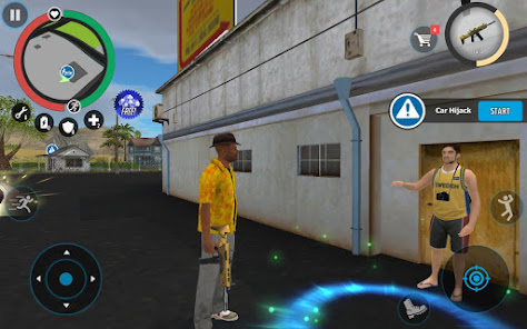 Screenshot 2 for Real Gangster Crime MOD APK (Unlimited Money Gems) 6.0.6