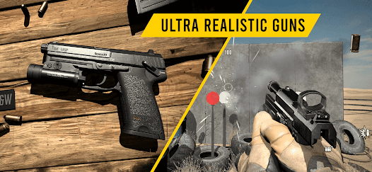 GUNSIM 3D FPS Shooting Guns Mod APK Unlimited money Free purchase 1.0 Banner
