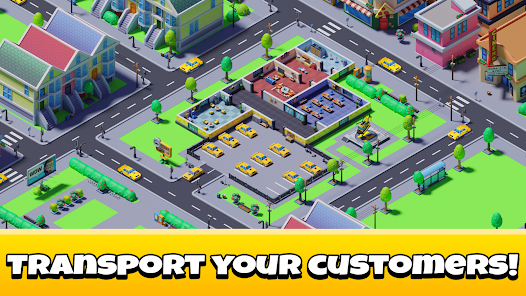 Screenshot 4 for Idle Taxi Tycoon Mod APK Remove ads 1.22.0