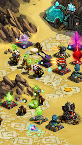 Screenshot 4 for Ancient Planet Tower Defense Mod APK Remove ads Mod speed 1.2.155