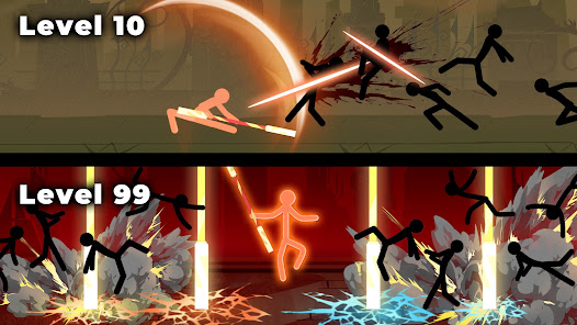 Screenshot 5 for Stickman vs Monster Idle RPG Mod APK Unlimited money God Mode High Damage 2.0.14