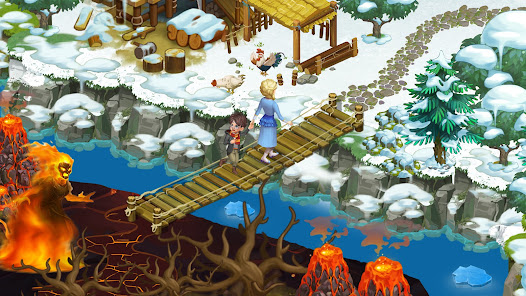 Screenshot 5 for Frozen Farm Island Adventure Mod APK Unlimited money Mod Menu 2.1.16