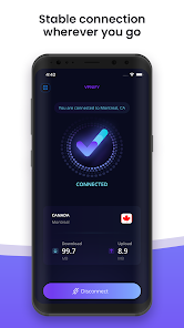 Screenshot 3 for Vpnify Unlimited VPN Proxy MOD APK (Premium Unlocked No ads) 2.1.7