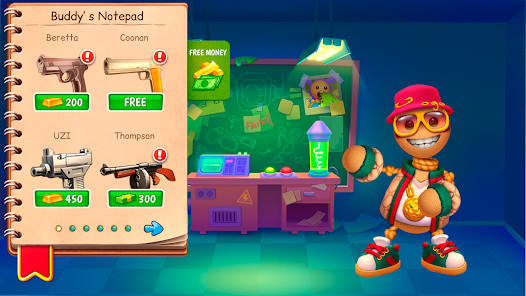 Screenshot 4 for Kick the Buddy Second Kick MOD APK (VIP Unlocked all Weapons) 1.14.1506