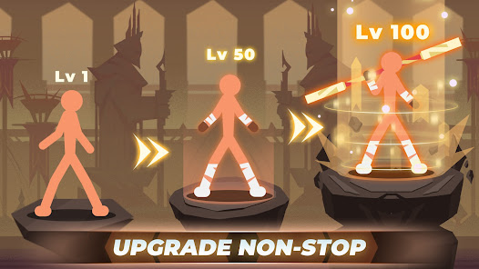 Screenshot 4 for Stickman vs Monster Idle RPG Mod APK Unlimited money God Mode High Damage 2.0.14
