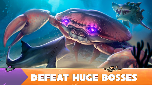 Screenshot 1 for Hungry Shark Evolution MOD APK (Unlimited Money Gems Coins) 11.1.1