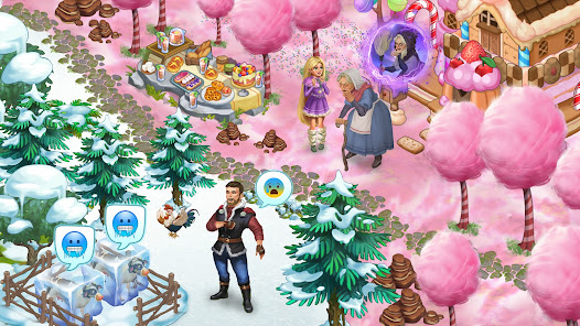 Screenshot 6 for Frozen Farm Island Adventure Mod APK Unlimited money Mod Menu 2.1.16