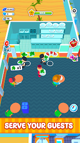 Screenshot 2 for My Perfect Hotel MOD APK (Unlimited Money Gems) 1.10.1