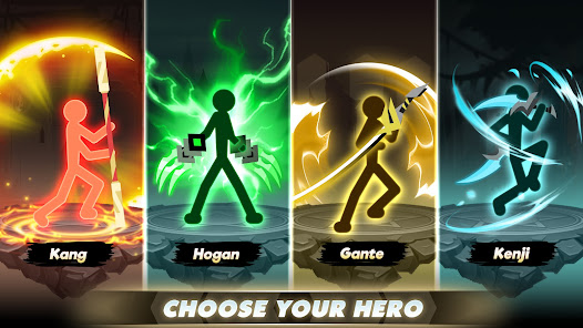 Screenshot 1 for Stickman vs Monster Idle RPG Mod APK Unlimited money God Mode High Damage 2.0.14