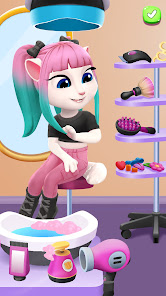 Screenshot 2 for My Talking Angela 2 Mod APK Unlimited money 25.4.1.34709