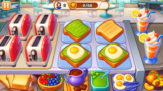 Screenshot 1 for My Cafe Shop Cooking Games Mod APK Remove ads Mod speed 4.5.2