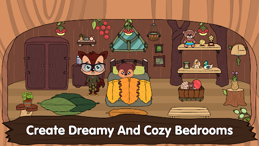 Screenshot 2 for Animal Town My Squirrel Home Mod APK Paid for free Unlocked 3.4.7