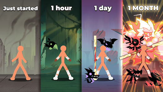 Screenshot 6 for Stickman vs Monster Idle RPG Mod APK Unlimited money God Mode High Damage 2.0.14