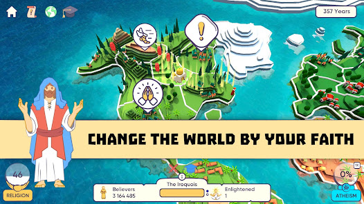 Screenshot 4 for Religion Inc God Simulator Mod APK Premium Plus Mod Menu 2.3.1