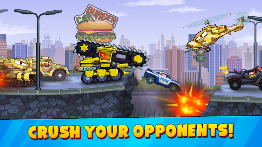 Screenshot 5 for Car Eats Car 3 Hill Climb Race Mod APK Unlocked Full 3.9.961