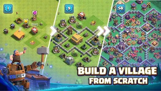 Clash of Clans MOD APK (Unlimited Gems Coin Troops) 16.137.13 Banner