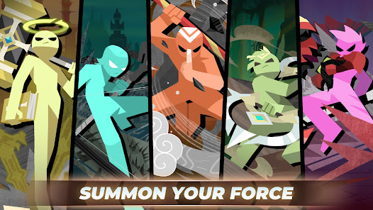 Screenshot 3 for Stickman vs Monster Idle RPG Mod APK Unlimited money God Mode High Damage 2.0.14