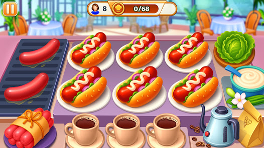 Screenshot 4 for My Cafe Shop Cooking Games Mod APK Remove ads Mod speed 4.5.2