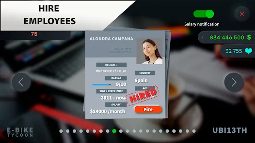 Screenshot 3 for E Bike Tycoon Business Empire Mod APK Unlimited Money 3.9