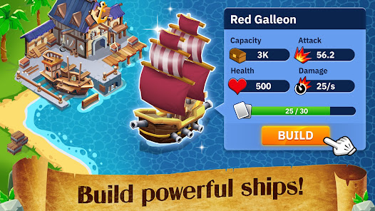 Screenshot 4 for Idle Pirate Tycoon Mod APK Unlimited Money Mod Menu Unlimited 1.19.0