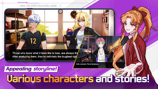 Screenshot 2 for The Spike Volleyball Story MOD APK (Unlocked Everything)
