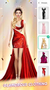 Screenshot 3 for Fashion Stylist Dress Up Game Mod APK Free purchase Free shopping 15.9